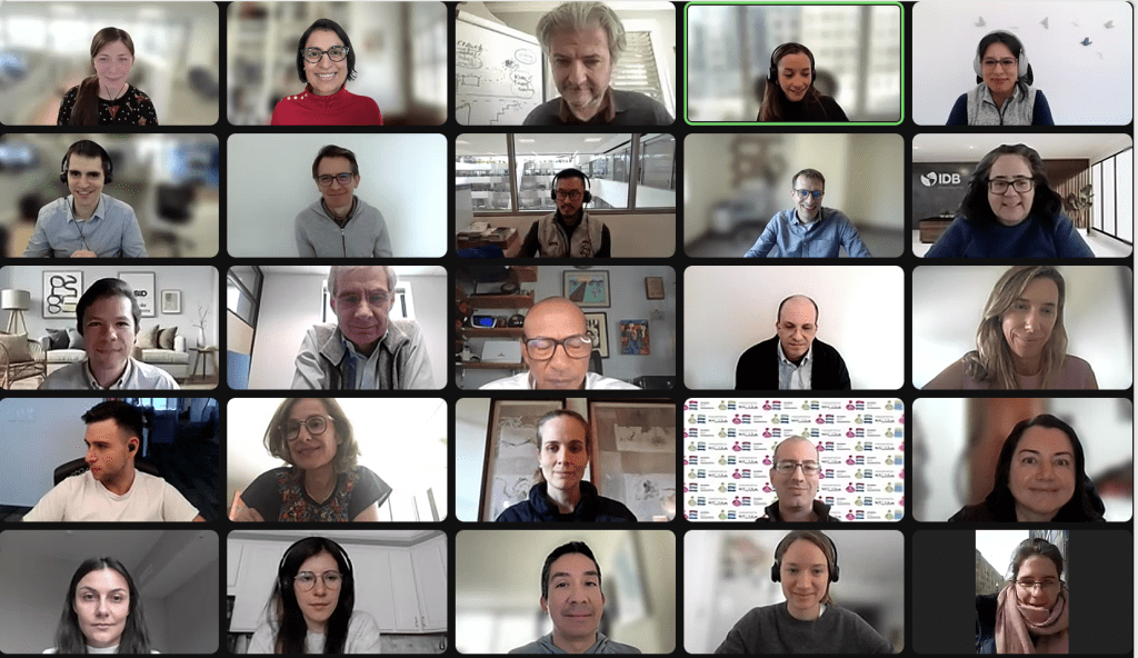 Virtual Participants in the IADB program